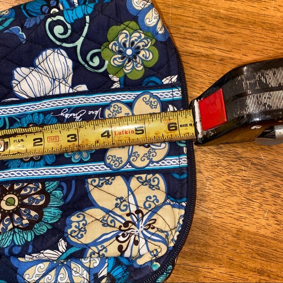 Vera Bradley Blue Floral Small Cosmetic travel bag - Picture 13 of 14